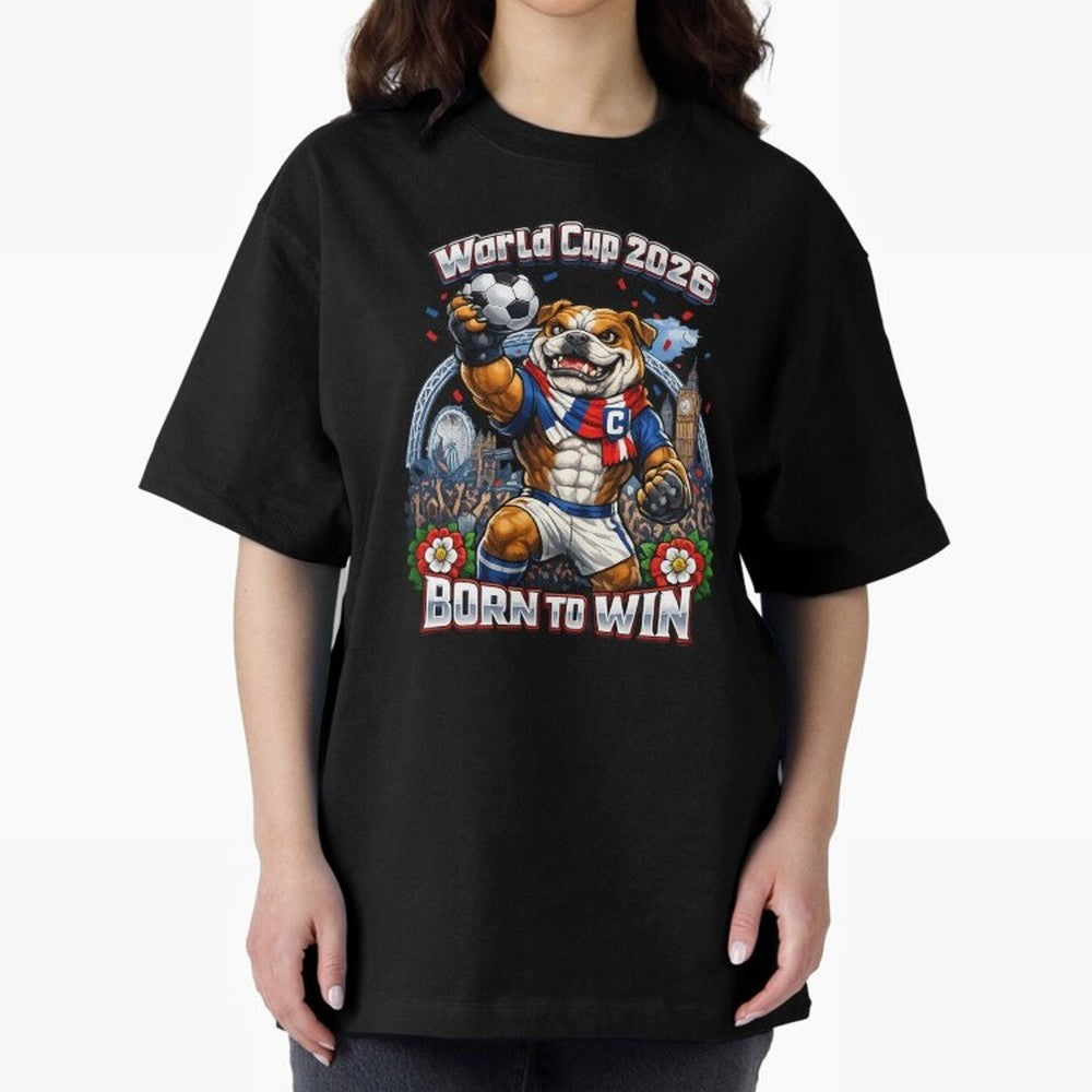 England Bulldog World Cup 2026 Fan Art Classic T-Shirt Join FIFA World Cup 2026 Group Stage Spirit, Filled with Spain, Mbappe, Match Day Excitement, Supporter Culture, Golden Goals and Global Football Passion; Ideal for Football Dads, Football