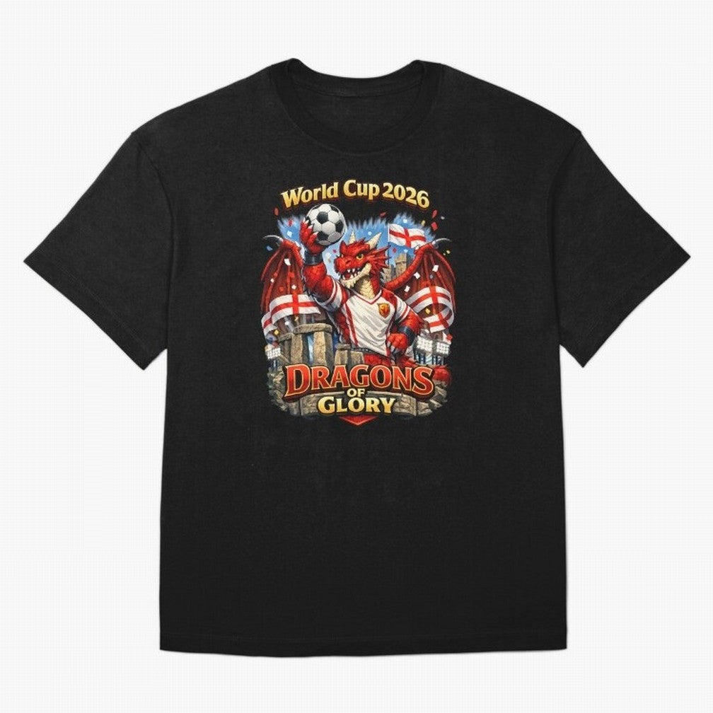World Cup 2026 Dragons of Glory Classic T-Shirt Cheer for FIFA World Cup 2026 Group Stage Celebrating Cristiano Ronaldo, Haaland and CR7, Argentina Energy, Match Day Excitement, Supporter Culture, Golden Goals and Global Football Passion; Great for