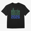 Boston Soccer 2026 Massachusetts Football Fan Classic T-Shirt Carry National Pride through FIFA World Cup 2026 Spirit, Inspired by Portugal, Spain and Germany, Messi, CR7 and Mbappe, Stadium Memories, Football Loyalty, International Chants and