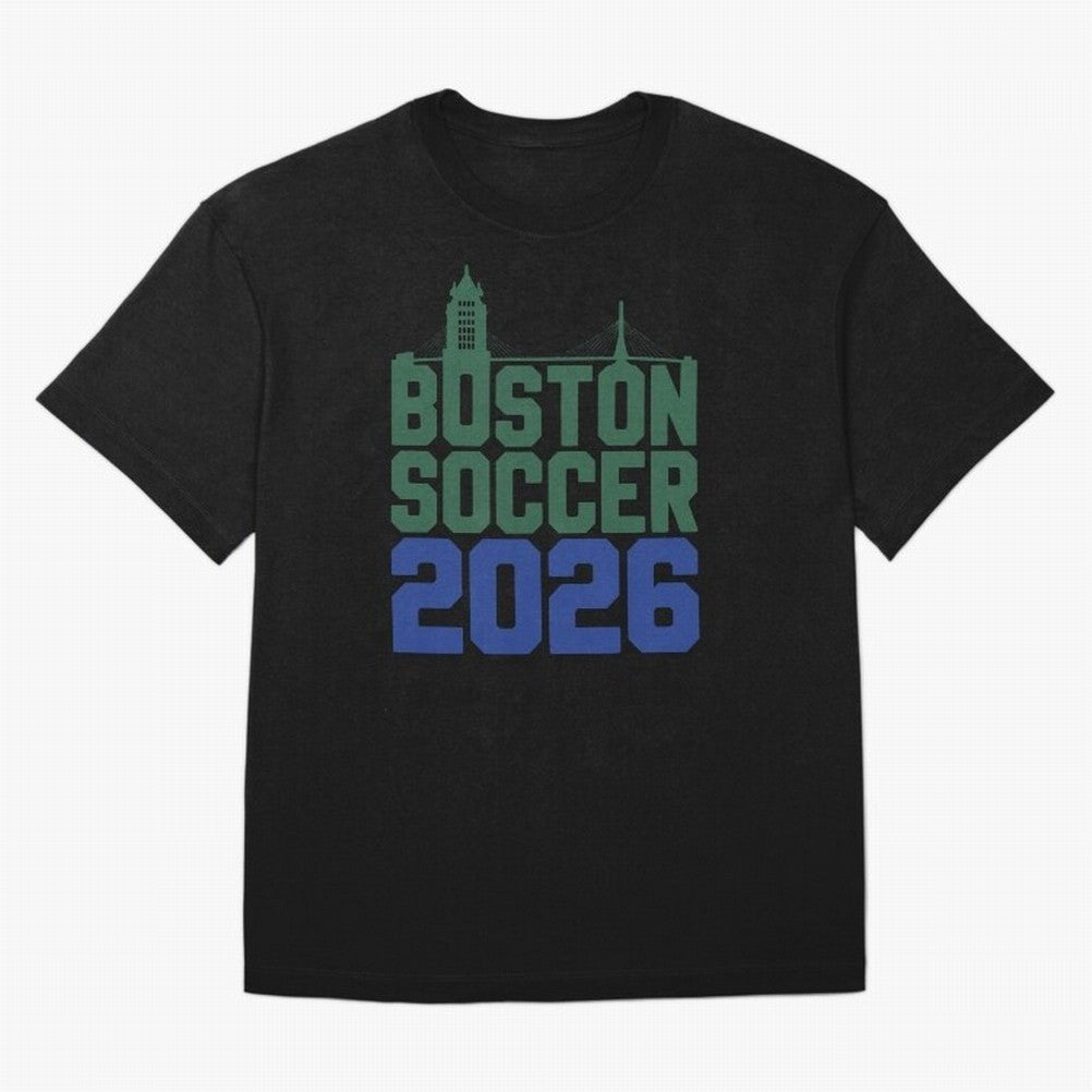 Boston Soccer 2026 Massachusetts Football Fan Classic T-Shirt Carry National Pride through FIFA World Cup 2026 Spirit, Inspired by Portugal, Spain and Germany, Messi, CR7 and Mbappe, Stadium Memories, Football Loyalty, International Chants and