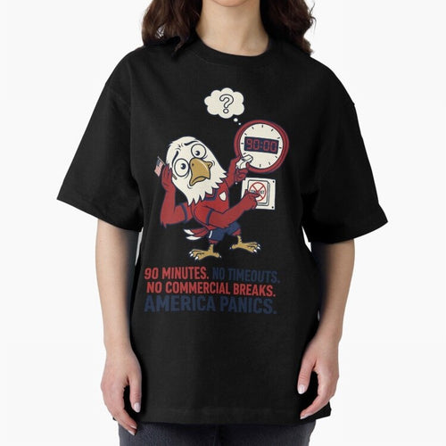 America Panics ¡ª No Timeouts No Commercials V1 Classic T-Shirt Keep the Legacy of FIFA World Cup 2026 Group Stage Spirit, Centered on Portugal, Cristiano Ronaldo, Haaland and CR7, Fan Favorite Moments, National Team Passion, Big Match Drama and