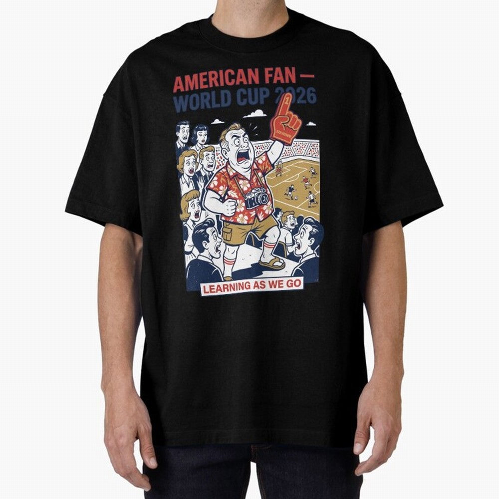 American Fan ¡ª World Cup 2026 ¡ª Learning as We Go V1 Classic T-Shirt Support the Legends of Global Football Passion for FIFA World Cup 2026, Capturing CR7, Germany, Game Day Rituals, Football Legends, Country Pride and the Road to the Final;