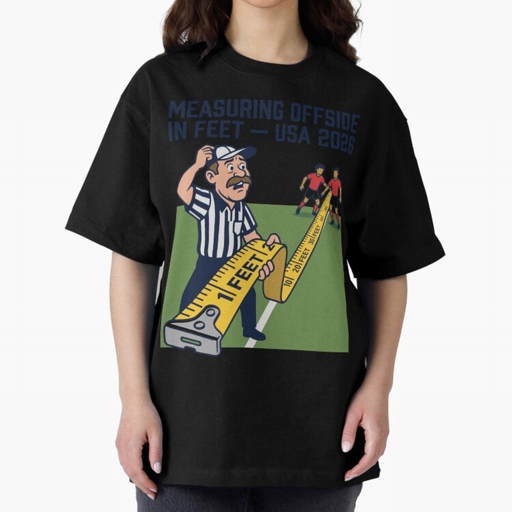 Measuring Offside in Feet ¡ª USA 2026 V3 Classic T-Shirt Represent Fans Who Live for Match Day Hype around FIFA World Cup 2026 Group Stage, Messi, Neymar and Mbappe, England, Football Festival Excitement, Trophy Ambitions, Country Rivalries and