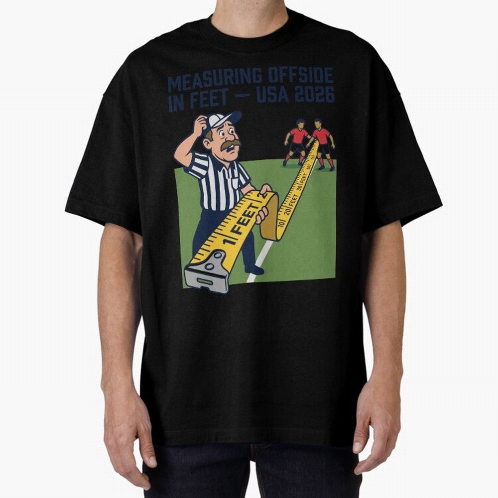 Measuring Offside in Feet ¡ª USA 2026 V3 Classic T-Shirt Represent Fans Who Live for Match Day Hype around FIFA World Cup 2026 Group Stage, Messi, Neymar and Mbappe, England, Football Festival Excitement, Trophy Ambitions, Country Rivalries and