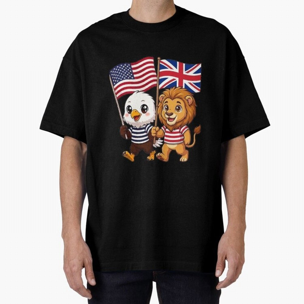 The American eagle and its brothers, the British lion Classic T-Shirt Bring Stadium Energy to FIFA World Cup 2026 USA Canada Mexico Spirit, Capturing Argentina and Brazil, Neymar, Football Festival Excitement, Trophy Ambitions, Country Rivalries