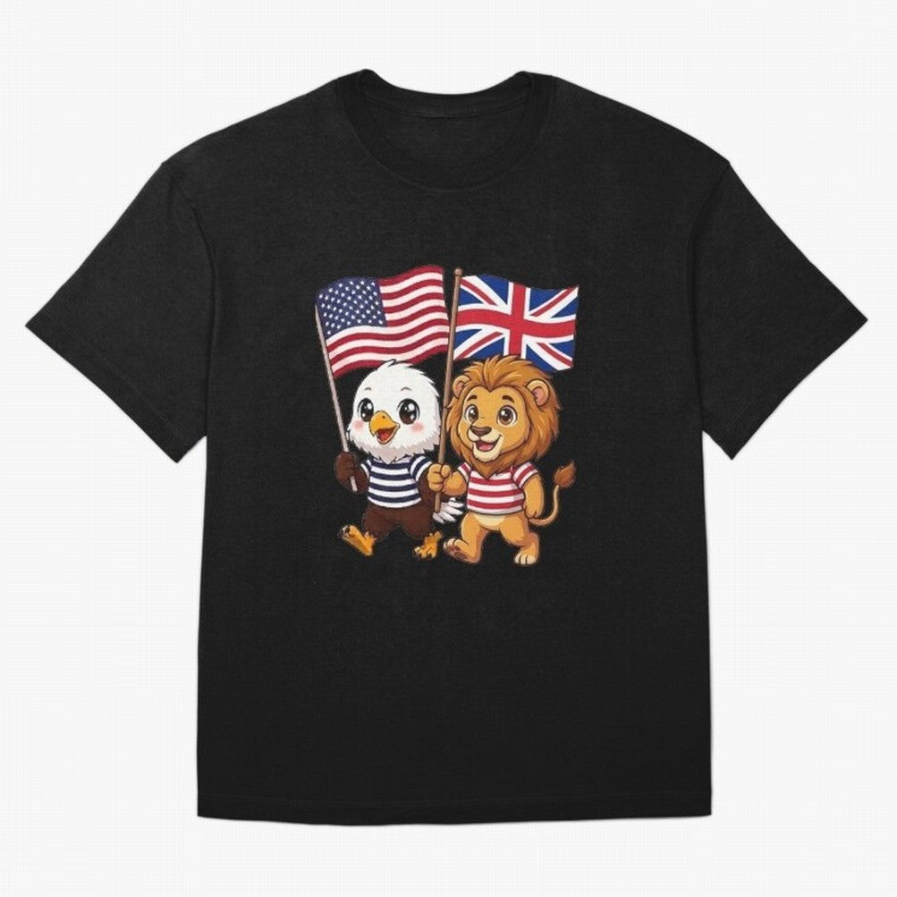 The American eagle and its brothers, the British lion Classic T-Shirt Bring Stadium Energy to FIFA World Cup 2026 USA Canada Mexico Spirit, Capturing Argentina and Brazil, Neymar, Football Festival Excitement, Trophy Ambitions, Country Rivalries