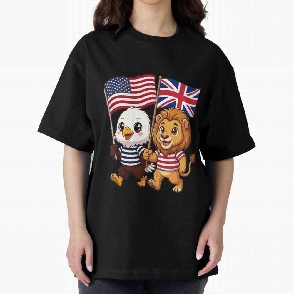 The American eagle and its brothers, the British lion Classic T-Shirt Bring Stadium Energy to FIFA World Cup 2026 USA Canada Mexico Spirit, Capturing Argentina and Brazil, Neymar, Football Festival Excitement, Trophy Ambitions, Country Rivalries