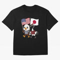 The American eagle and its friend, the Japanese crane Classic T-Shirt Bring Bold Fan Energy to FIFA World Cup 2026 Group Stage Spirit, Centered on Argentina, France and Brazil, Messi and Cristiano Ronaldo, Vintage Soccer Flavor, Modern Football