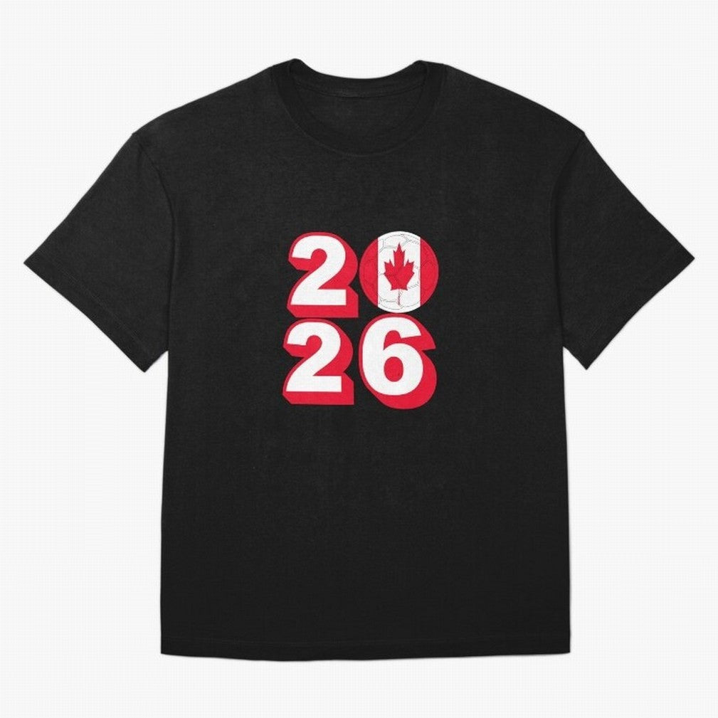 Canada 2026 Soccer Ball Graphic Design Classic T-Shirt Bring Match Day Fire to Match Day Hype around FIFA World Cup 2026 Group Stage, Cristiano Ronaldo, Haaland and CR7, Portugal, Soccer Culture, Superstar Moments, National Team Dreams and