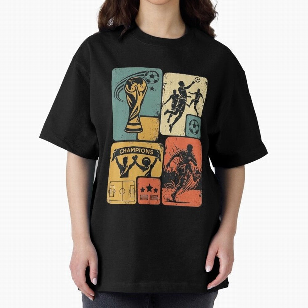 Retro World Cup 2026 Soccer Champion - Vintage Aesthetic Classic Football Shirt Design for Fans and Gift Classic T-Shirt Back the Journey through Match Day Hype around FIFA World Cup 2026 USA Canada Mexico, Messi and Cristiano Ronaldo, Netherlands,