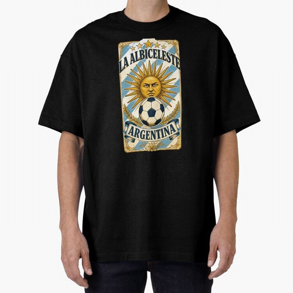 Argentina Soccer Sun - La Albiceleste Vintage Champions Football Fan T-Shirt Classic T-Shirt Follow Every Goal of FIFA World Cup 2026 Spirit, with Netherlands, CR7, Global Supporter Spirit, Legendary Goals, National Colors and Tournament