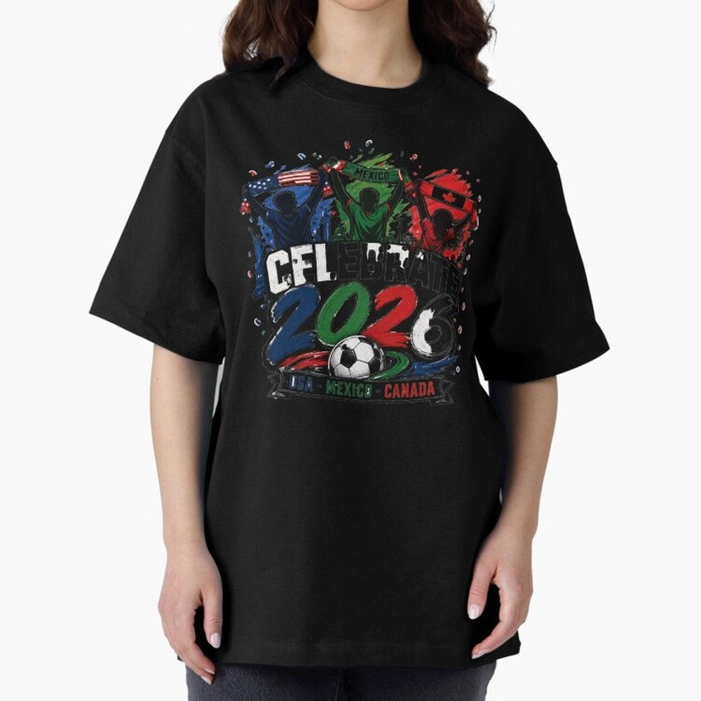 Celebrate 2026 USA Mexico Canada Soccer Fans Classic T-Shirt Share the Excitement of Global Football Passion for FIFA World Cup 2026, Filled with Messi, CR7 and Mbappe, Spain and Netherlands, Supporter Pride, Iconic Celebrations, Legendary Names
