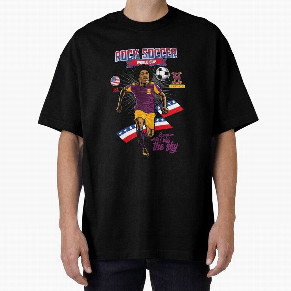Rock Soccer World Cup Classic T-Shirt Honor the Football Icons of FIFA World Cup 2026 for Fans of Messi and Portugal, Bringing Fan Favorite Moments, National Team Passion, Big Match Drama and Soccer History; Ideal for Football Dads, Football Moms,