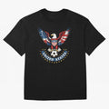 USA Soccer Eagle - United States Football Fan Classic T-Shirt Feel the Trophy Chase of FIFA World Cup 2026 USA Canada Mexico Spirit, Centered on England, France and Netherlands, Cristiano Ronaldo, Worldwide Fan Energy, Dramatic Goals, Stadium
