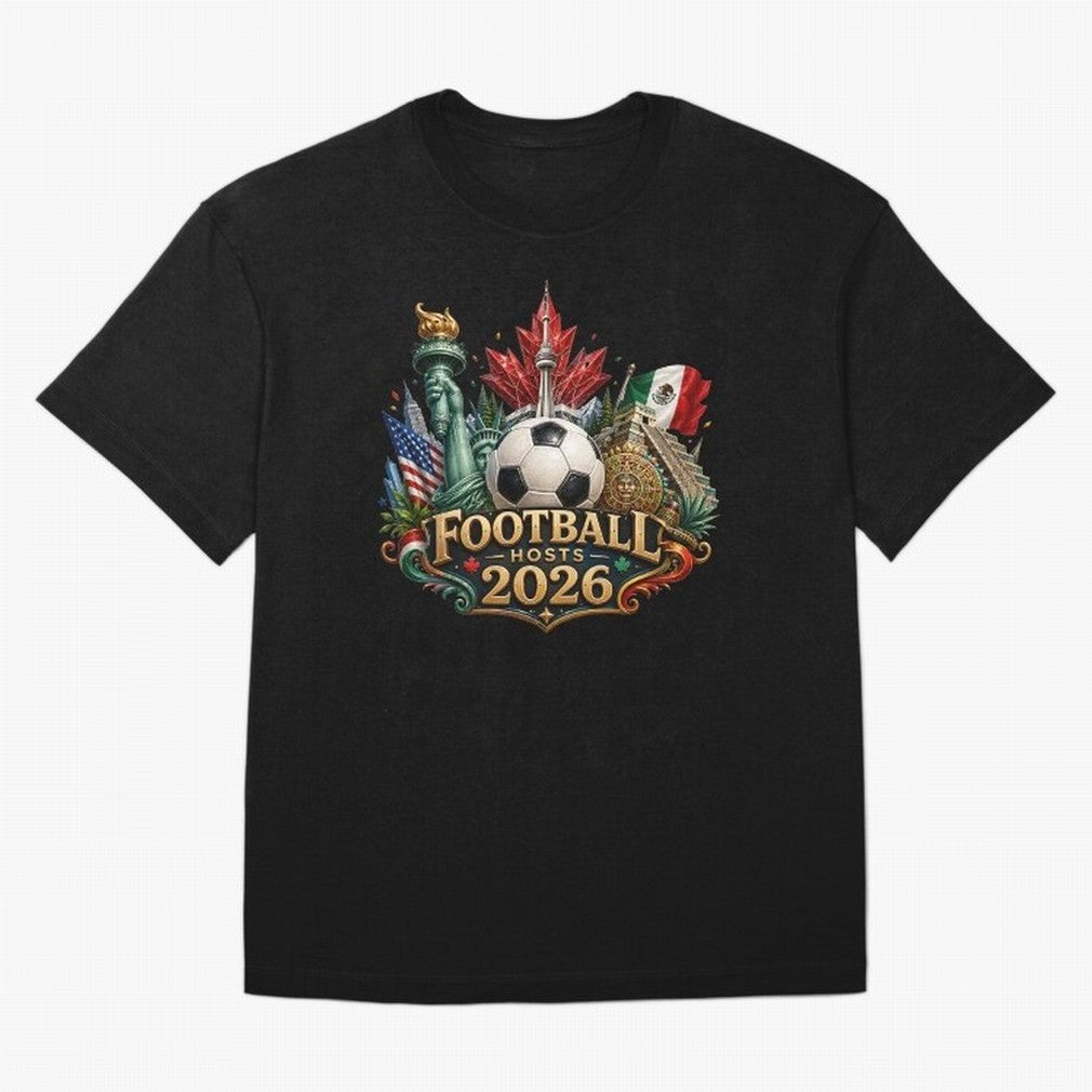 Road to 2026 USA Mexico Canada Soccer Design Classic T-Shirt Make Your Look Match FIFA World Cup 2026 Group Stage for Fans of CR7 and Argentina and Brazil, Bringing Global Supporter Spirit, Legendary Goals, National Colors and Tournament