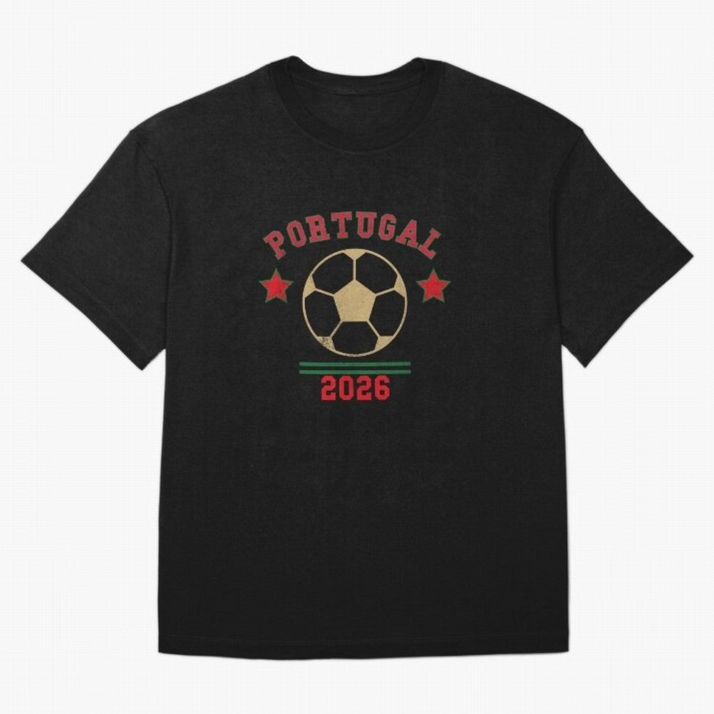 Portugal 2026 ¡ª Vintage Soccer Tee Classic T-Shirt Show Passion for the Stars of Global Football Passion for FIFA World Cup 2026, Celebrating Cristiano Ronaldo, Argentina, France and Brazil, Tournament Hype, Historic Matchups, Family Viewing