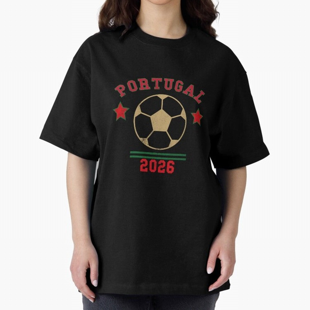 Portugal 2026 ¡ª Vintage Soccer Tee Classic T-Shirt Show Passion for the Stars of Global Football Passion for FIFA World Cup 2026, Celebrating Cristiano Ronaldo, Argentina, France and Brazil, Tournament Hype, Historic Matchups, Family Viewing