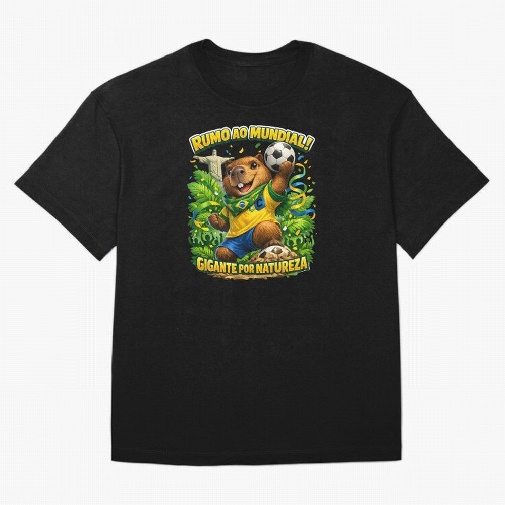 Brazil World Cup 2026 Capybara Fan Shirt Classic T-Shirt Support Match Day Hype around FIFA World Cup 2026 USA Canada Mexico, CR7 and Messi, France and Portugal, Tournament Hype, Historic Matchups, Family Viewing Parties and Global Sports Pride;