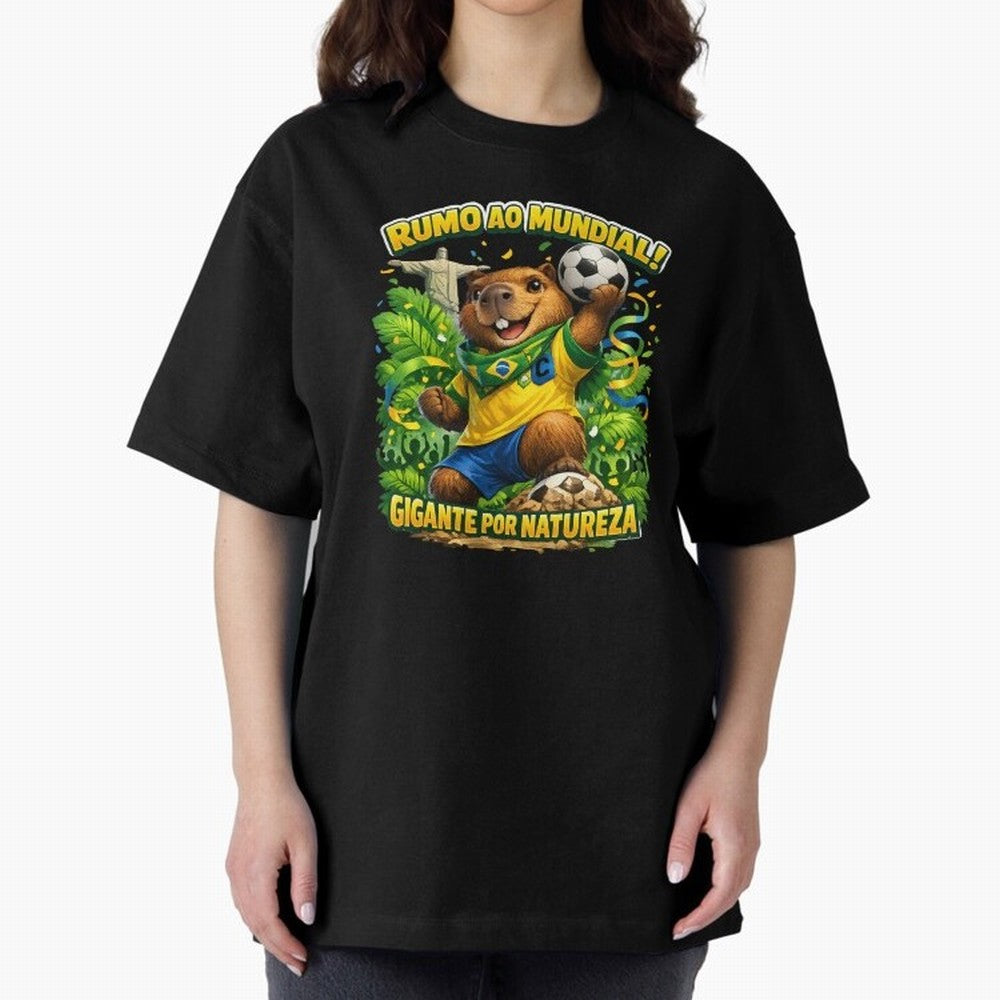 Brazil World Cup 2026 Capybara Fan Shirt Classic T-Shirt Support Match Day Hype around FIFA World Cup 2026 USA Canada Mexico, CR7 and Messi, France and Portugal, Tournament Hype, Historic Matchups, Family Viewing Parties and Global Sports Pride;