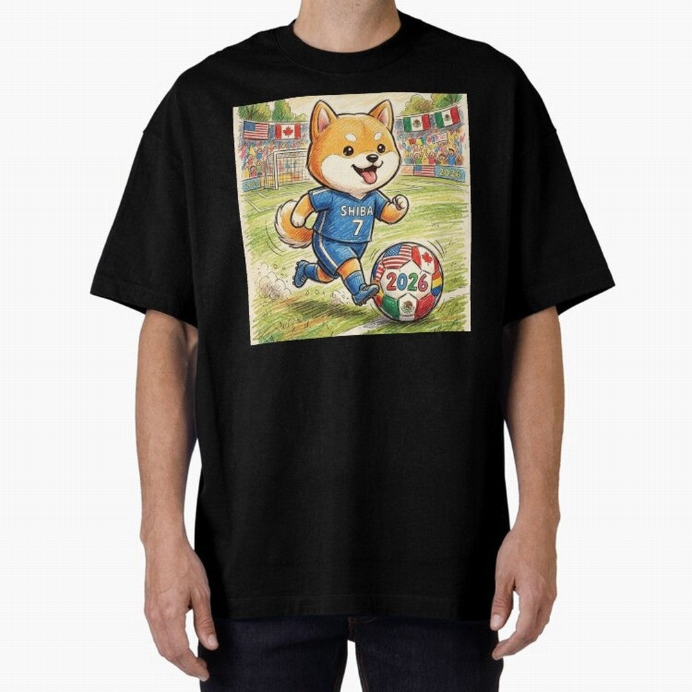 2026 World Cup Shiba Inu Ace #7 - Stadium Action Art Classic T-Shirt Join Supporters Worldwide for FIFA World Cup 2026 Spirit, Driven by Brazil, Portugal and Argentina, CR7 and Messi, Game Day Rituals, Football Legends, Country Pride and the Road
