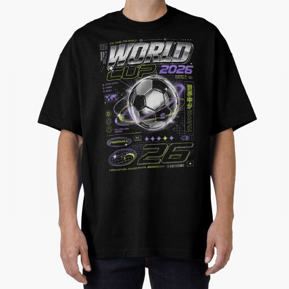 WORLD CUP 2026 RETRO Classic T-Shirt Relive the Noise and Pride of Global Football Passion for FIFA World Cup 2026 Group Stage, Centered on Neymar, Haaland and Cristiano Ronaldo, Spain, Football Festival Excitement, Trophy Ambitions, Country