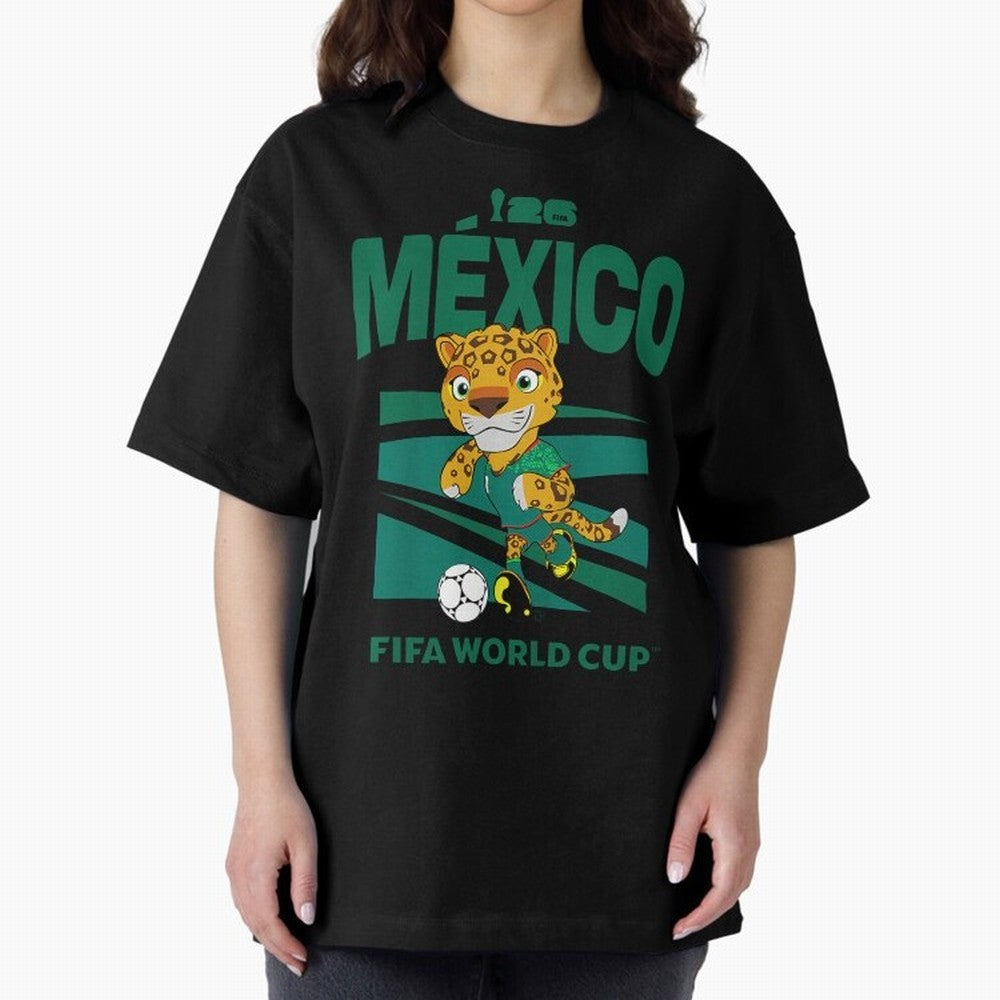 Kids World Cup26 Mexico Mascot Ball Classic T-Shirt Stand Proud for FIFA World Cup 2026 Group Stage Highlighting Cristiano Ronaldo, Argentina, France and Brazil Energy, Soccer Culture, Superstar Moments, National Team Dreams and Competitive Fire;
