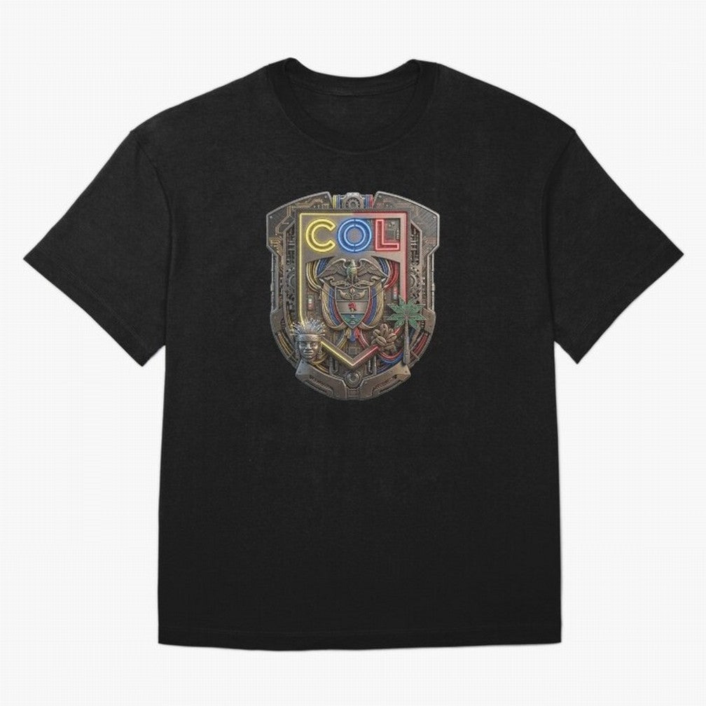 Feel the passion of Colombia with this dynamic Shield and soccer player design Classic T-Shirt Show Support during FIFA World Cup 2026 Centered on Cristiano Ronaldo, France Energy, Championship Spirit, Famous Goals, Roaring Crowds and International