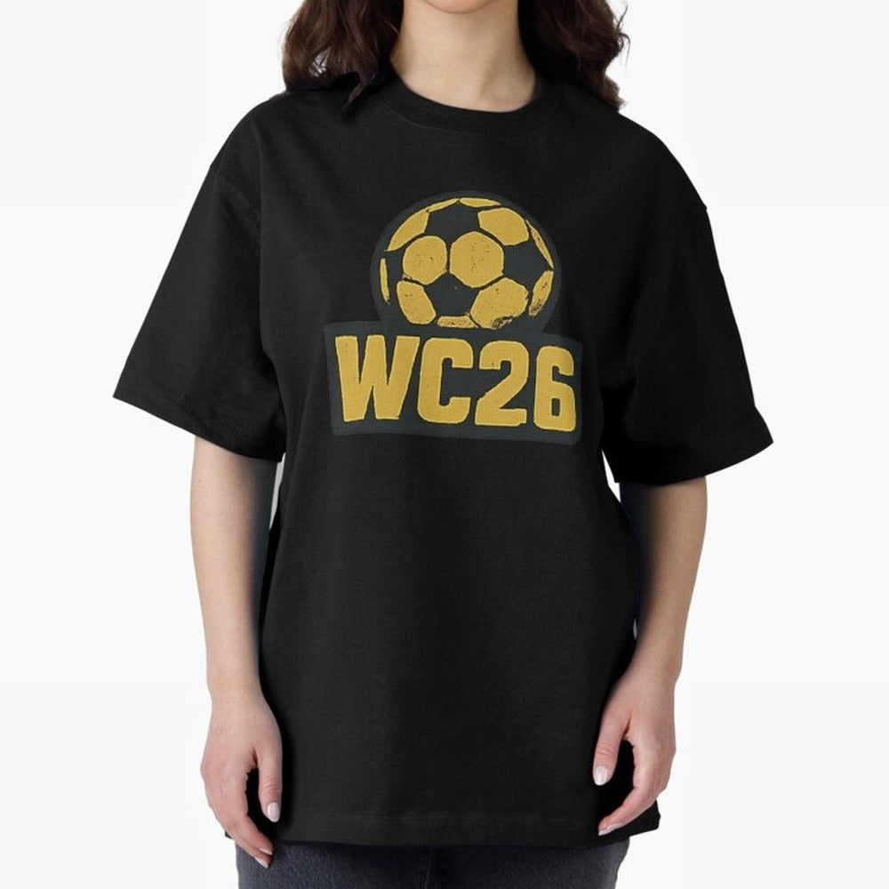 WC26 Soccer Ball Vintage Football Fan Design Classic T-Shirt Wear the Spirit of FIFA World Cup 2026 USA Canada Mexico Spirit, Driven by Netherlands, Cristiano Ronaldo, Haaland and CR7, Classic Soccer Heritage, Championship Pressure, Fan Loyalty and