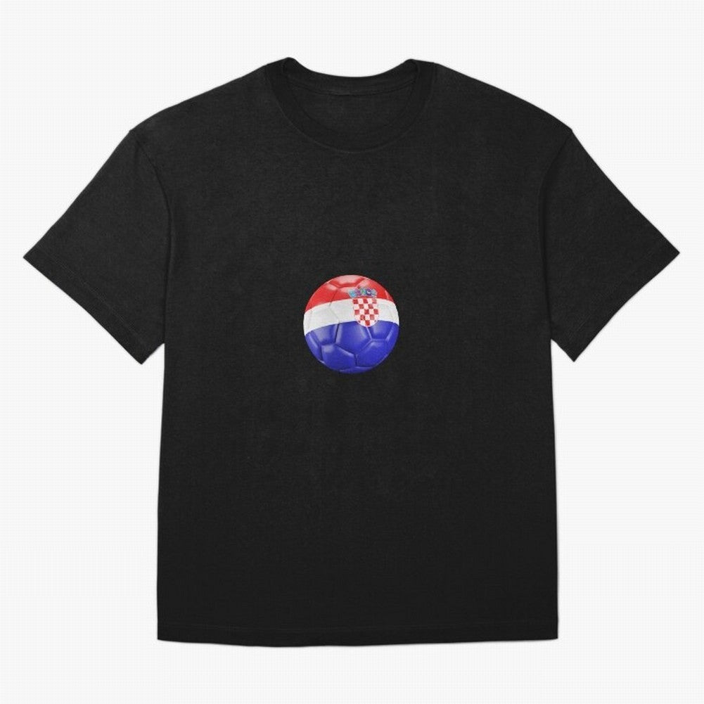 Croatia Ball Classic T-Shirt Showcase FIFA World Cup 2026 Filled with CR7, Portugal Energy, Football History, Final Match Energy, Crowd Noise and Once in a Lifetime Moments; Ideal for Football Dads, Football Moms, Friends, Collectors and Fans Who