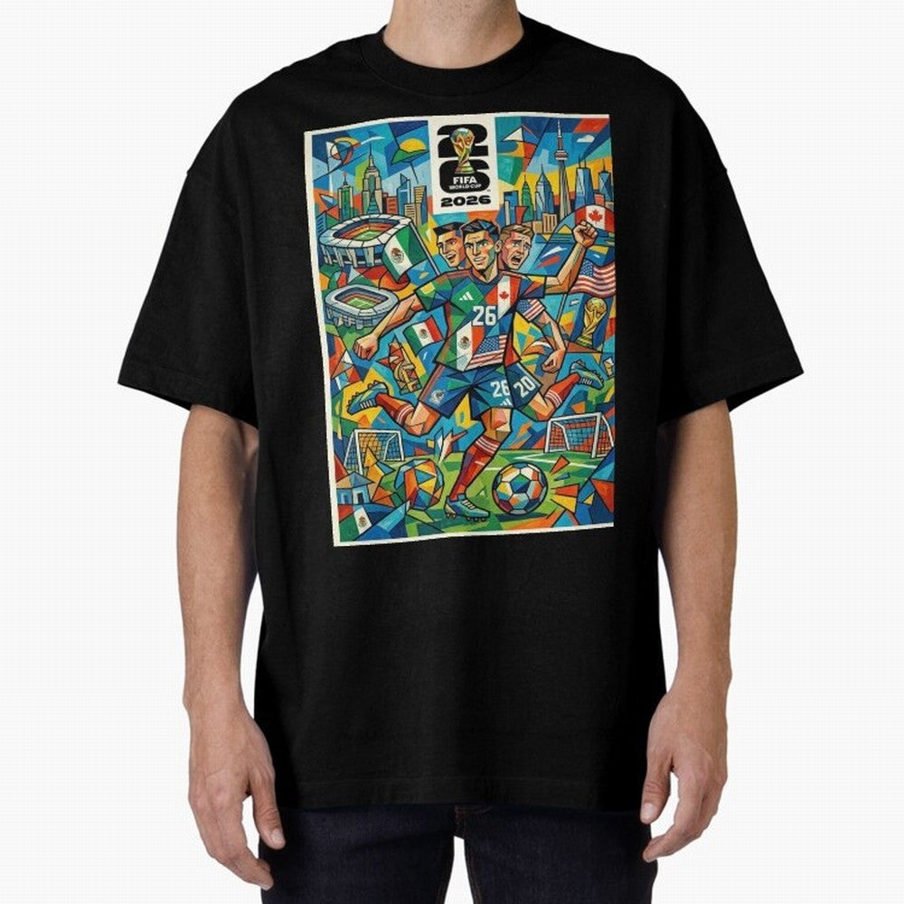 Go World Classic T-Shirt Support Iconic Players in Global Football Passion for FIFA World Cup 2026 Group Stage, Celebrating Mbappe and Neymar, Germany, Tournament Hype, Historic Matchups, Family Viewing Parties and Global Sports Pride; Made for Die