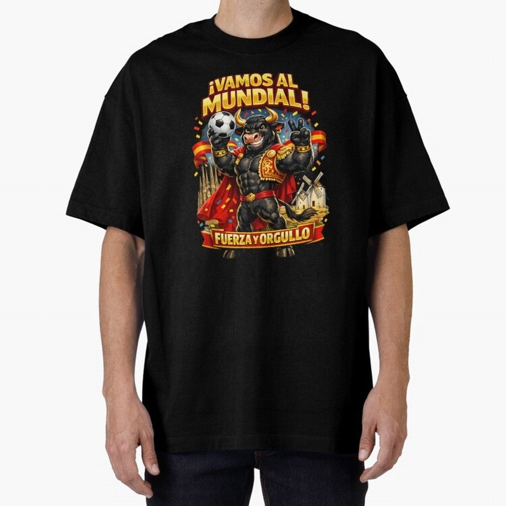 Spain World Cup 2026 Bull Fan Shirt Classic T-Shirt Back the Journey through FIFA World Cup 2026 Group Stage Centered on CR7 and Messi, Spain and Netherlands Energy, Soccer Culture, Superstar Moments, National Team Dreams and Competitive Fire;