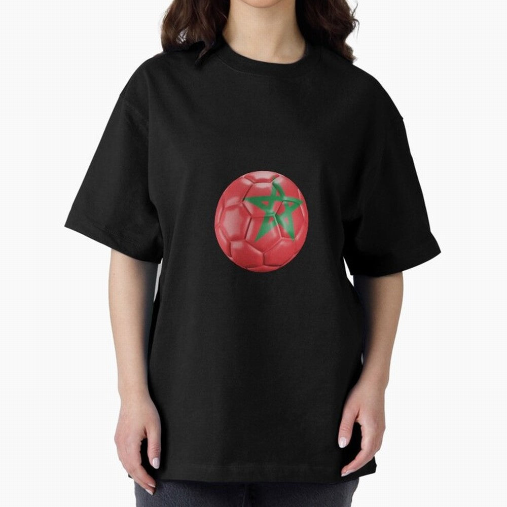 Morocco Ball Classic T-Shirt Show Fan Pride Across FIFA World Cup 2026 for Fans of Haaland and Mbappe and England and Germany, Bringing Worldwide Fan Energy, Dramatic Goals, Stadium Lights and Championship Celebrations; Perfect for People Who Love