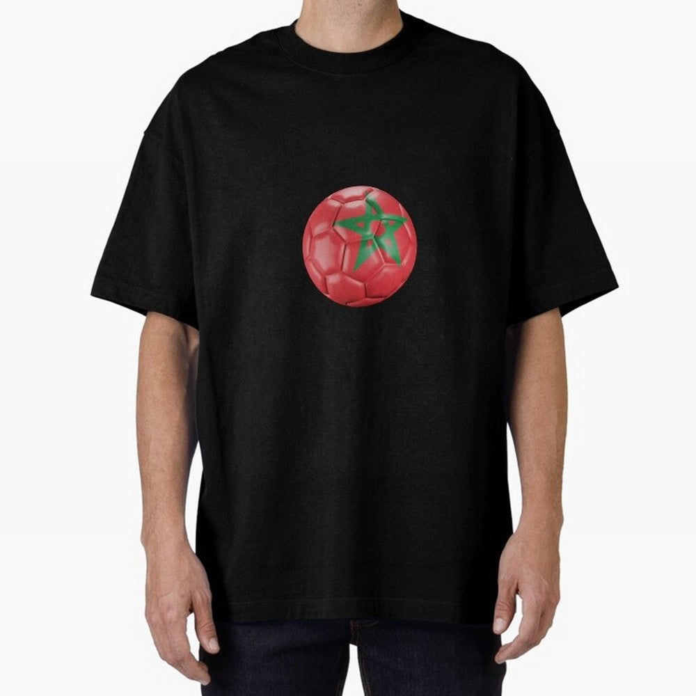 Morocco Ball Classic T-Shirt Show Fan Pride Across FIFA World Cup 2026 for Fans of Haaland and Mbappe and England and Germany, Bringing Worldwide Fan Energy, Dramatic Goals, Stadium Lights and Championship Celebrations; Perfect for People Who Love