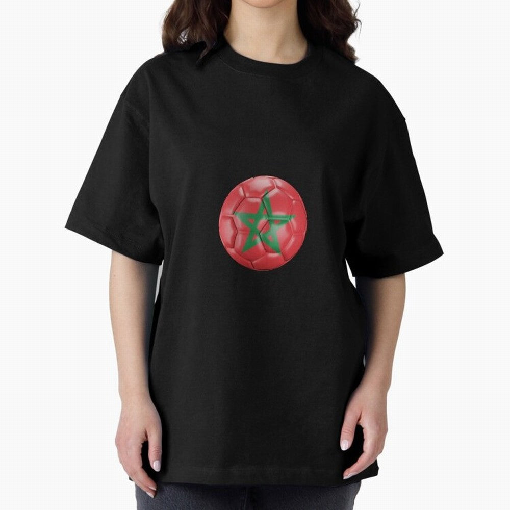 Morocco Ball Classic T-Shirt Celebrate the Biggest Stage of Match Day Hype around FIFA World Cup 2026 USA Canada Mexico, Messi, Neymar and Mbappe, England, Football Passion, Legendary Performances, Festival Vibes and Supporter Community; Made for