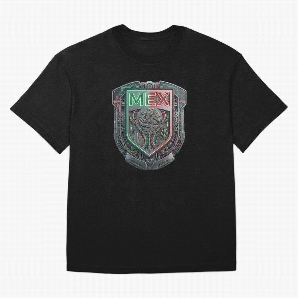 M¨¦xico Shield Heritage - Detailed MEX Eagle Art Classic T-Shirt Relive Legendary Nights from FIFA World Cup 2026 Group Stage Celebrating CR7 and Messi, England and Germany Energy, Sports Nostalgia, International Competition, Famous Players and