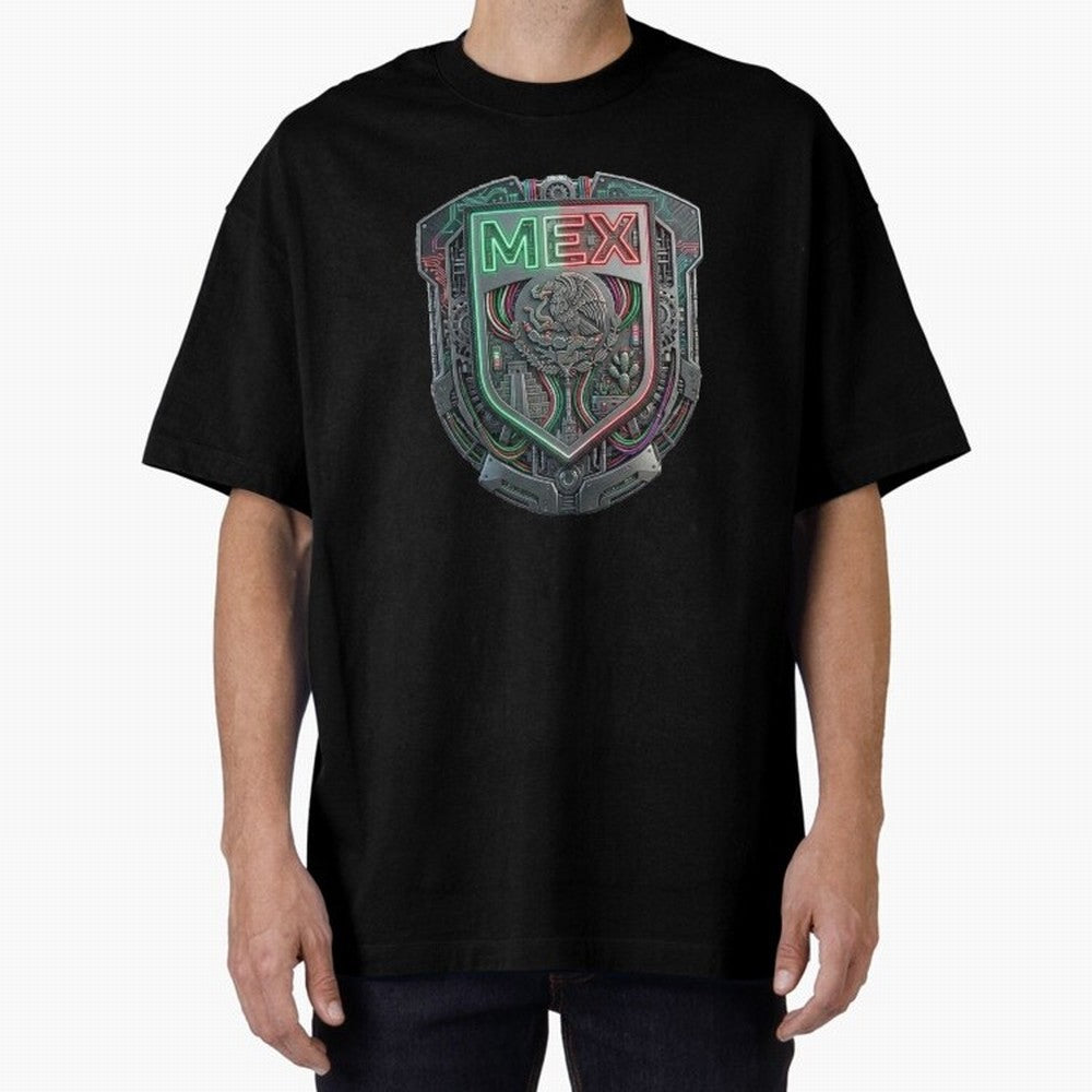 M¨¦xico Shield Heritage - Detailed MEX Eagle Art Classic T-Shirt Relive Legendary Nights from FIFA World Cup 2026 Group Stage Celebrating CR7 and Messi, England and Germany Energy, Sports Nostalgia, International Competition, Famous Players and