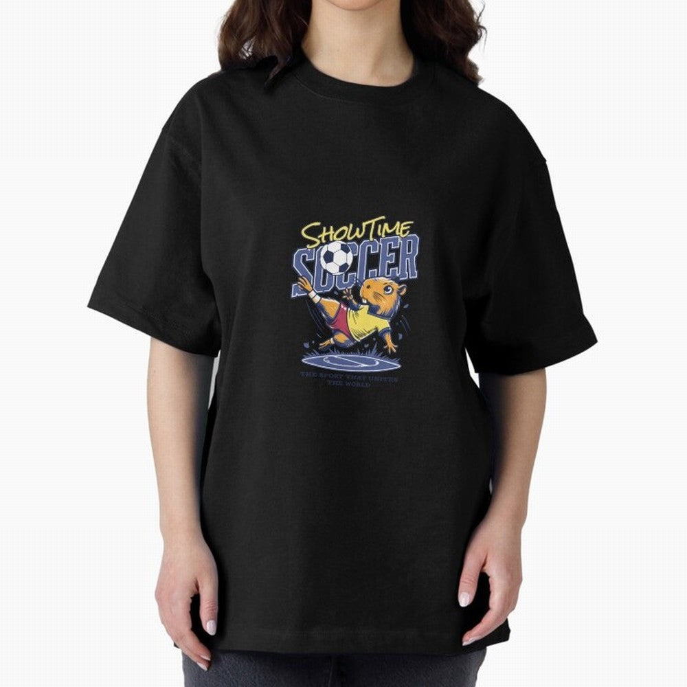 Capybara Soccer Showdown - Showtime World Cup Classic T-Shirt Bring Stadium Energy to FIFA World Cup 2026 Group Stage Capturing Haaland, England Energy, Game Day Rituals, Football Legends, Country Pride and the Road to the Final; Ideal for
