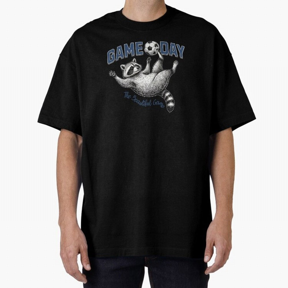 Raccoon Soccer Game Day The Beautiful Game Classic T-Shirt Celebrate the Stars of Global Football Passion for FIFA World Cup 2026, Filled with CR7 and Messi, England, France and Netherlands, Supporter Pride, Iconic Celebrations, Legendary Names and