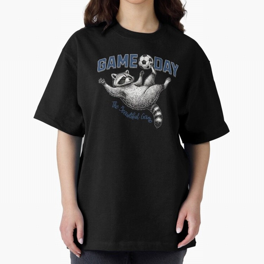 Raccoon Soccer Game Day The Beautiful Game Classic T-Shirt Celebrate the Stars of Global Football Passion for FIFA World Cup 2026, Filled with CR7 and Messi, England, France and Netherlands, Supporter Pride, Iconic Celebrations, Legendary Names and