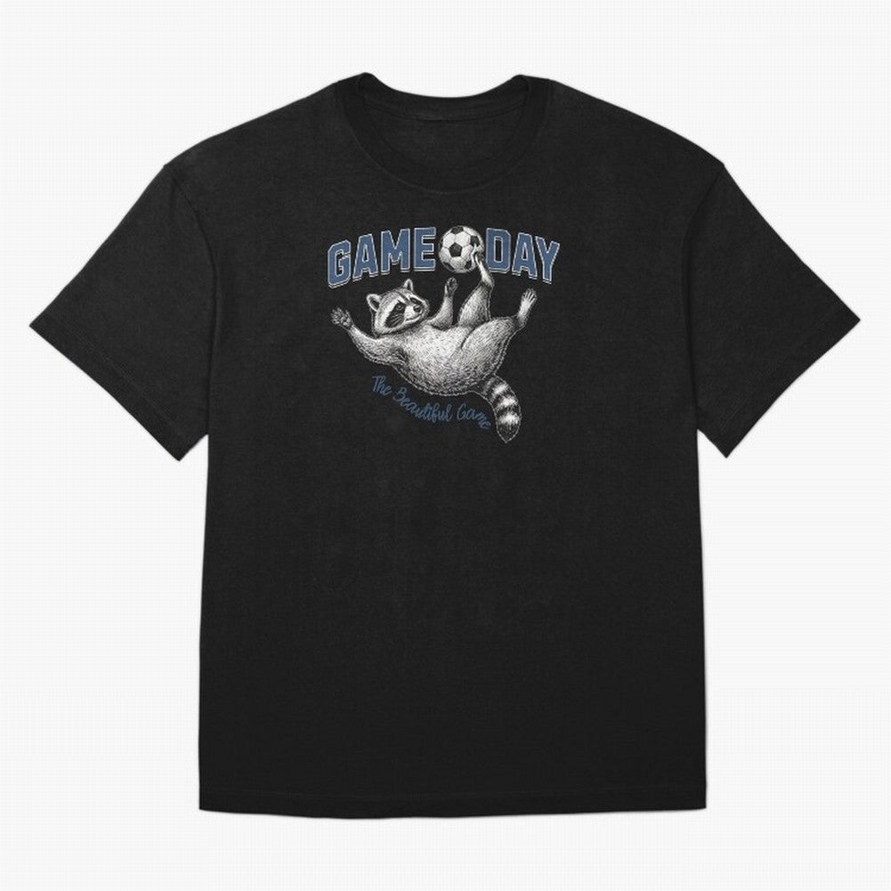 Raccoon Soccer Game Day The Beautiful Game Classic T-Shirt Celebrate the Stars of Global Football Passion for FIFA World Cup 2026, Filled with CR7 and Messi, England, France and Netherlands, Supporter Pride, Iconic Celebrations, Legendary Names and