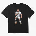 English Soccer Warrior Hyper-Realistic Poster Classic T-Shirt Relive Match Day Hype around FIFA World Cup 2026, Cristiano Ronaldo, Argentina, France and Brazil, Stadium Memories, Football Loyalty, International Chants and Championship Tradition;
