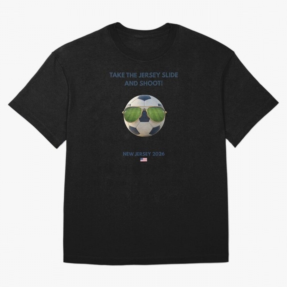 WC26 Hosting City: New Jersey | Fun and Smart Soccer Fan Gear Classic T-Shirt Support Your Favorite Stars during Match Day Hype around FIFA World Cup 2026 Group Stage, Messi and Cristiano Ronaldo, Argentina, France and Brazil, Sports Nostalgia,