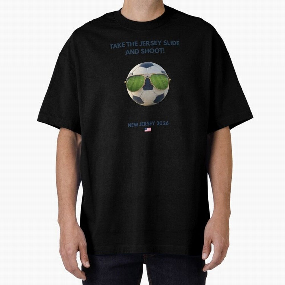 WC26 Hosting City: New Jersey | Fun and Smart Soccer Fan Gear Classic T-Shirt Support Your Favorite Stars during Match Day Hype around FIFA World Cup 2026 Group Stage, Messi and Cristiano Ronaldo, Argentina, France and Brazil, Sports Nostalgia,