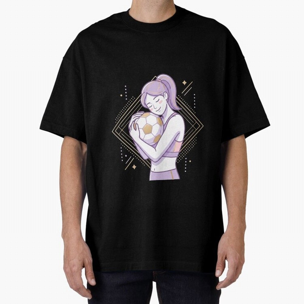 Emotional Soccer Girl Love for Football Classic T-Shirt Represent the Passion of Global Football Passion for FIFA World Cup 2026, Made for Mbappe, Spain and Netherlands, Match Day Excitement, Supporter Culture, Golden Goals and Global Football