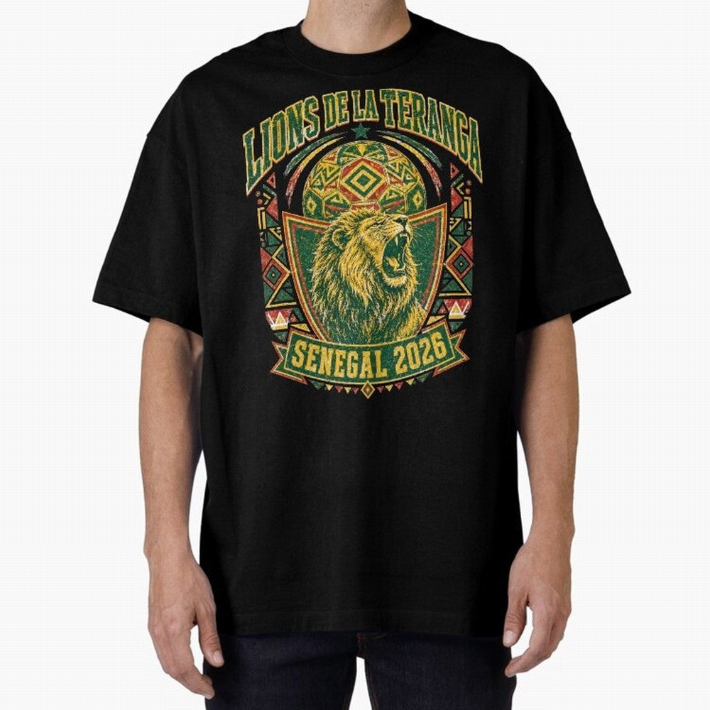 Lions De La Teranga Senegal 2026 World Cup Soccer T-Shirt Classic T-Shirt Join Supporters Worldwide for FIFA World Cup 2026 USA Canada Mexico Connected to Cristiano Ronaldo, Spain and Netherlands Energy, Football Festival Excitement, Trophy