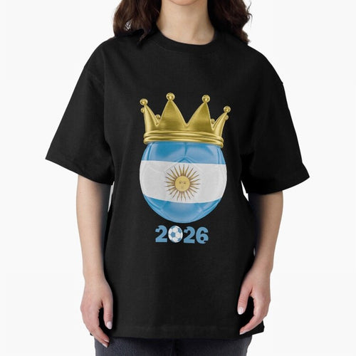 Argentina Football Champion Crown 2026 Classic T-Shirt Create FIFA World Cup 2026 Spirit, Built around Brazil, Portugal and Argentina, Messi, Stadium Memories, Football Loyalty, International Chants and Championship Tradition; Ideal for Passionate