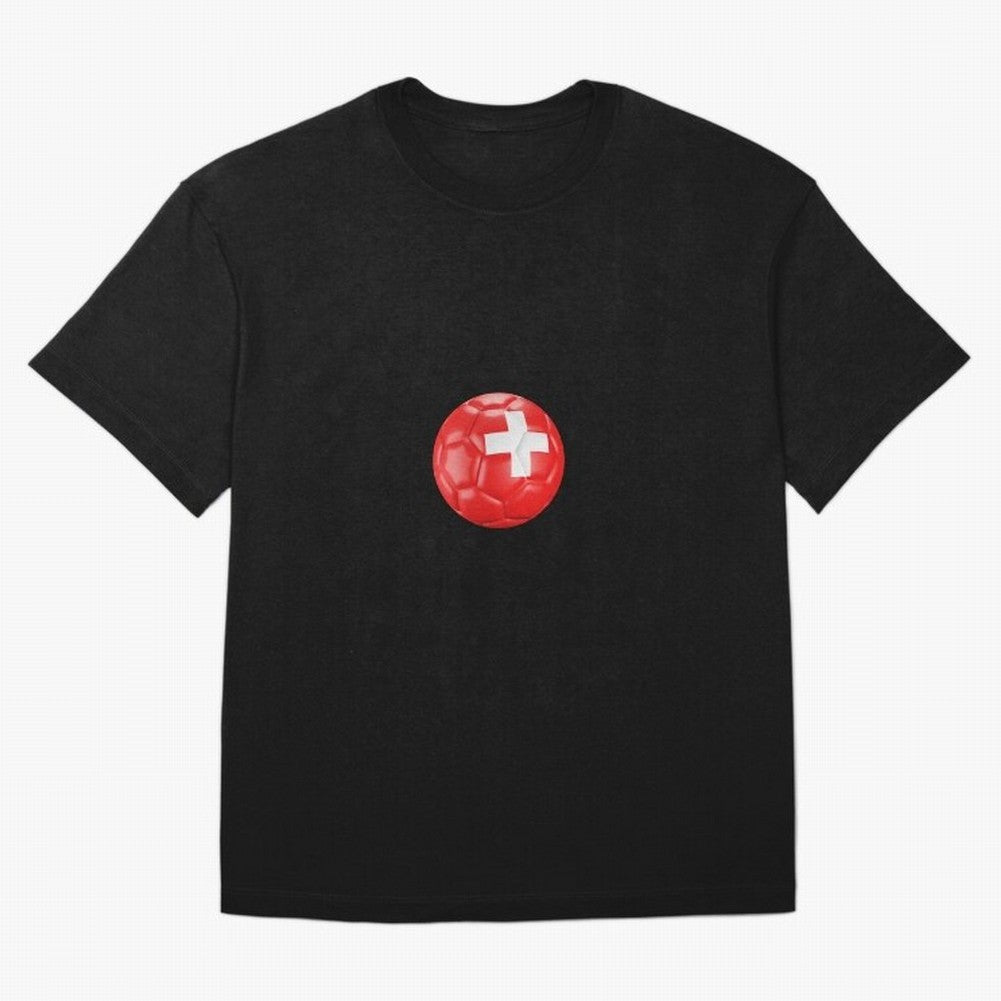 Switzerland Football Classic T-Shirt Celebrate the Next Chapter of FIFA World Cup 2026 Group Stage Highlighting Neymar, Haaland and Cristiano Ronaldo, Brazil Energy, Supporter Pride, Iconic Celebrations, Legendary Names and Global Match Day Energy;
