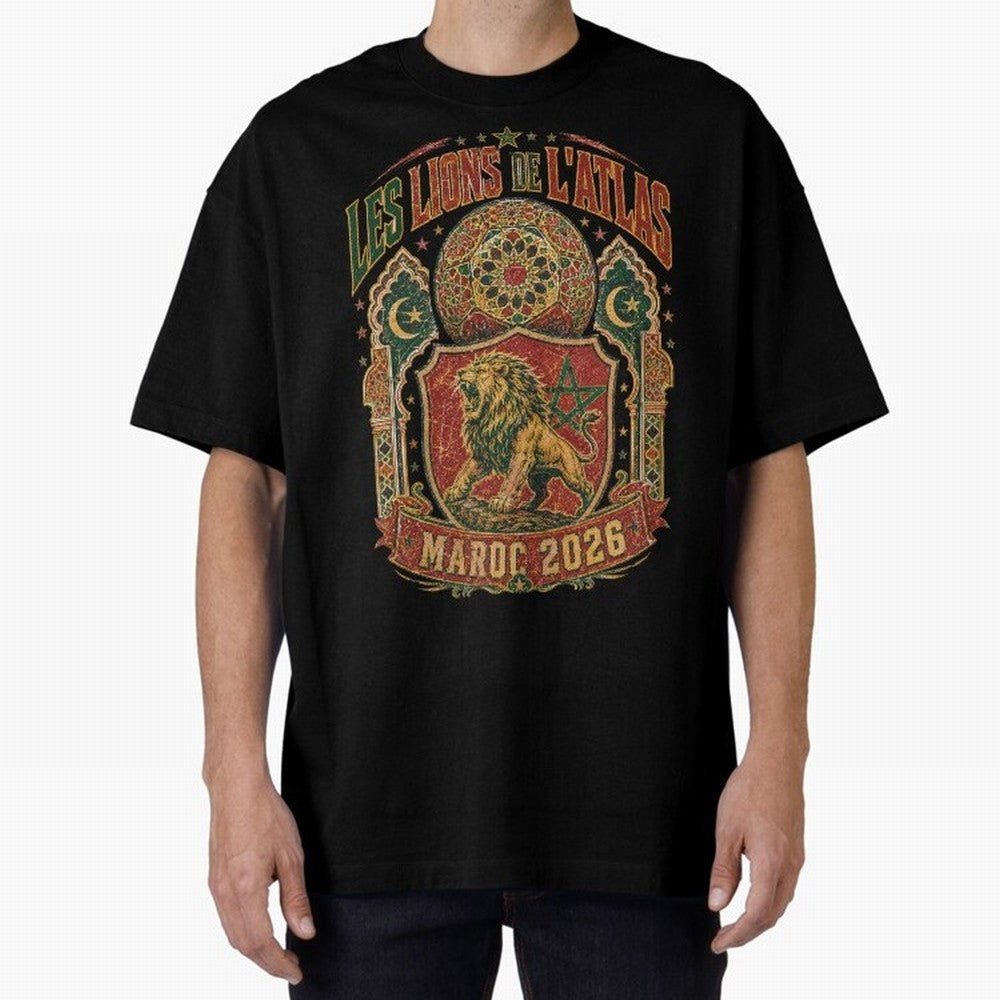 Lions De L'Atlas Maroc 2026 World Cup Soccer T-Shirt Classic T-Shirt Fuel FIFA World Cup 2026 Spirit, Celebrating Germany, Cristiano Ronaldo, Haaland and CR7, Stadium Memories, Football Loyalty, International Chants and Championship Tradition;