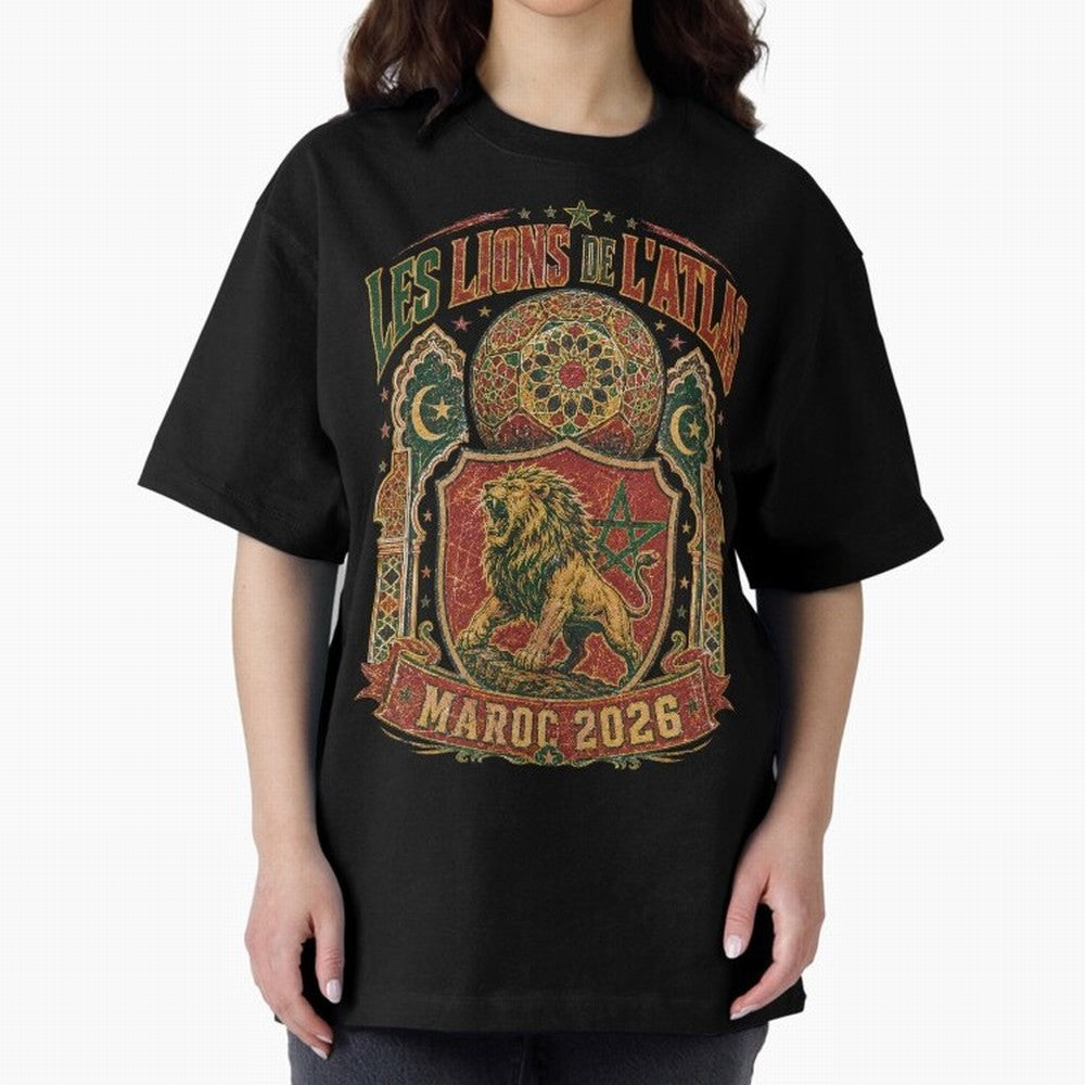 Lions De L'Atlas Maroc 2026 World Cup Soccer T-Shirt Classic T-Shirt Fuel FIFA World Cup 2026 Spirit, Celebrating Germany, Cristiano Ronaldo, Haaland and CR7, Stadium Memories, Football Loyalty, International Chants and Championship Tradition;