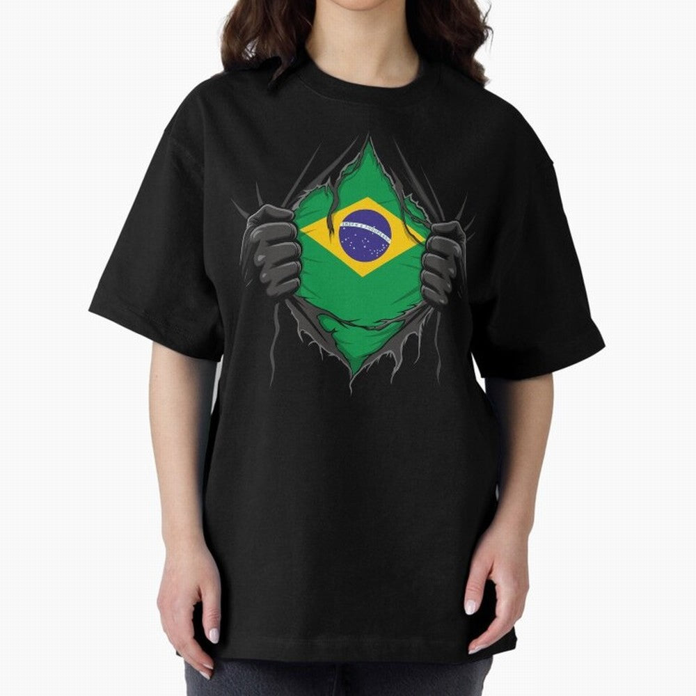 Brazil Flag - National Team Fans Classic T-Shirt Bring Legendary Rivalry Energy to the FIFA World Cup 2026 Journey through Mbappe Highlights, England Pride, Worldwide Fan Energy, Dramatic Goals, Stadium Lights and Championship Celebrations; Made